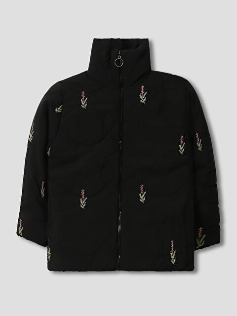 LCW Kids Funnel Neck Girls' Coat - W4M662Z4-CVL