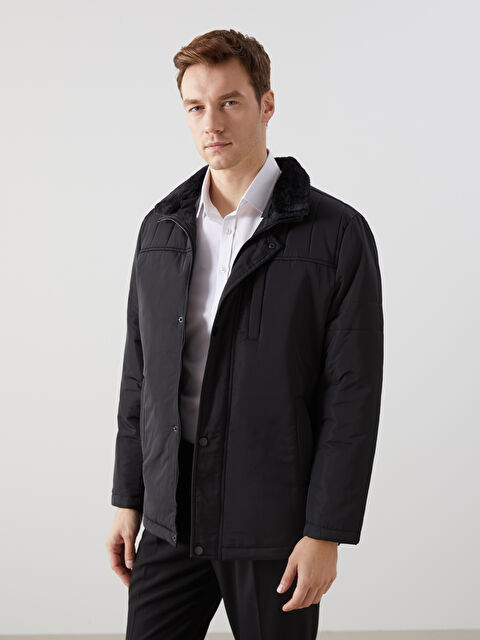 LCWAIKIKI Classic Standart Kalıp Dik Yaka Erkek Mont - W4M674Z8-CVL