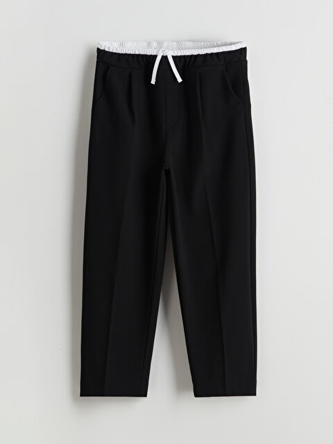 LCW Kids Beli Lastikli Kız Çocuk Pantolon - W4M720Z4-CVL