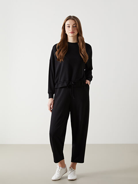 Natuvera Beli Lastikli Kadın Eşofman Altı - W4M724Z8-UP7