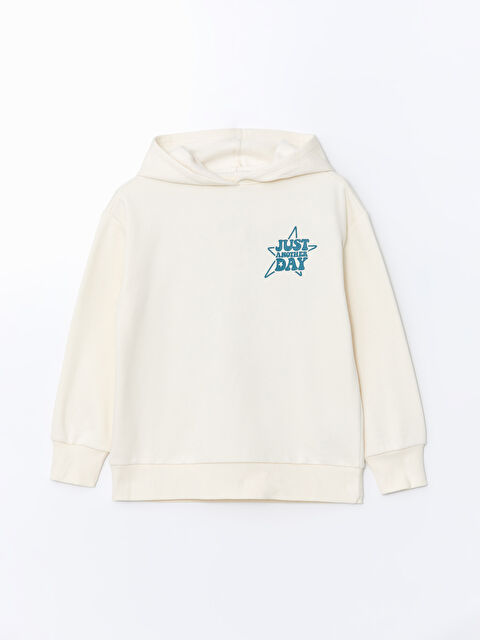 LCW Kids Kapüşonlu Kız Çocuk Sweatshirt - W4M737Z4-FRC