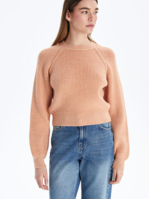 XSIDE Bisiklet Yaka Kadın Triko Kazak - W4M761Z8-KWP