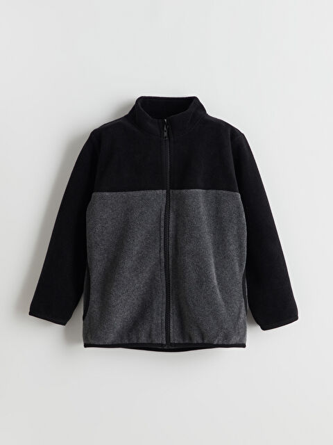 LCW Kids Dik Yaka Polar Erkek Çocuk Hırka - W4M968Z1-R4W