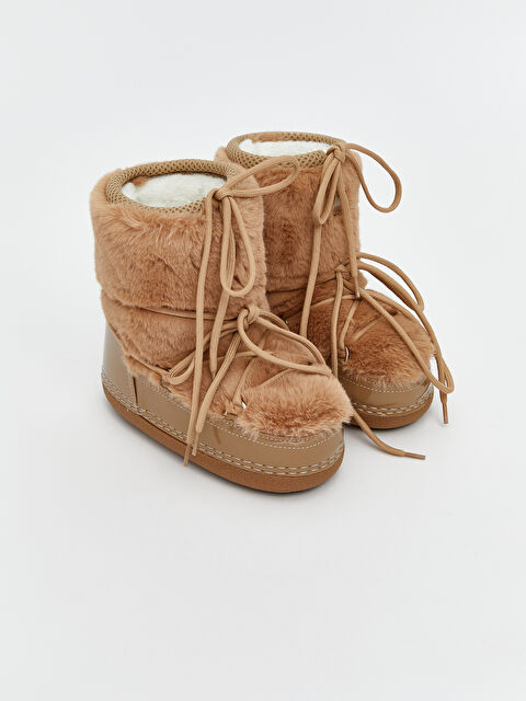 LCW STEPS Bağcıklı Kız Çocuk Kar Botu - W4MA36Z4-CWX