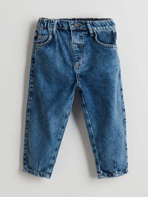 LCW Kids Beli Lastikli Erkek Çocuk Jean Pantolon - W4MB05Z1-H45
