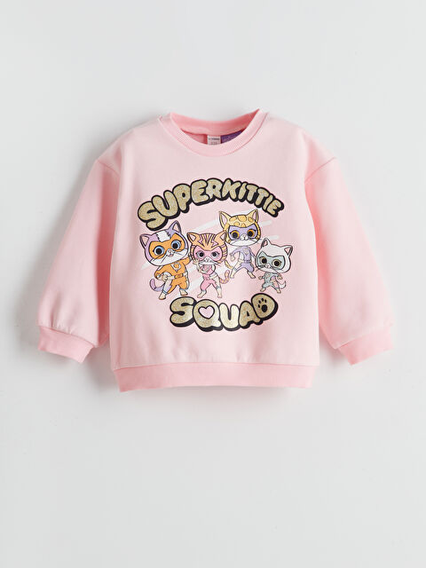 LCW Kids LOL Surprise OMG Lisanslı Kız Çocuk Sweatshirt - W4MB29Z1-FVB