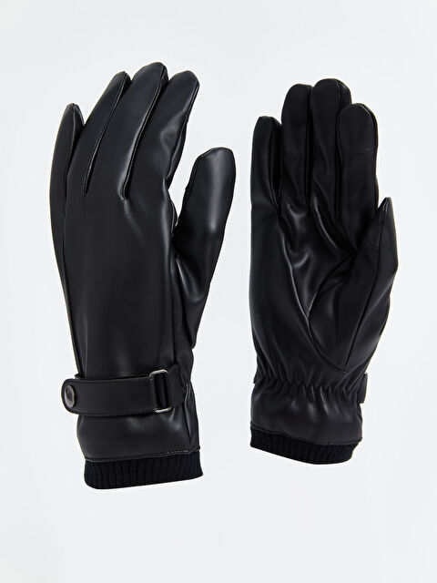 LCW ACCESSORIES Gants en Similicuir pour Hommes - W5DV07Z8-HEG