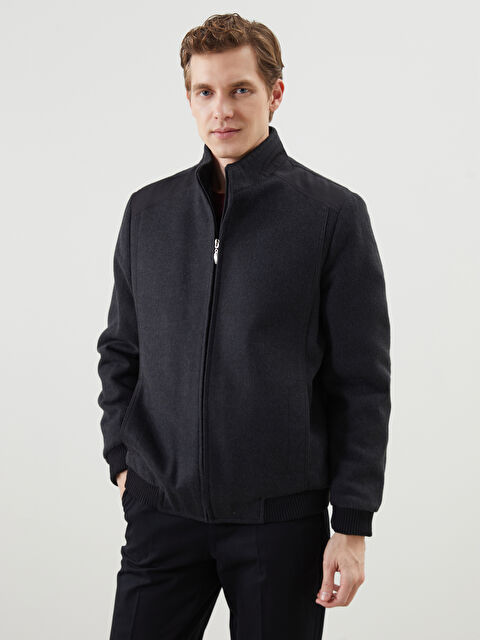 LCWAIKIKI Classic Standart Kalıp Dik Yaka Erkek Mont - W4MB85Z8-VZR