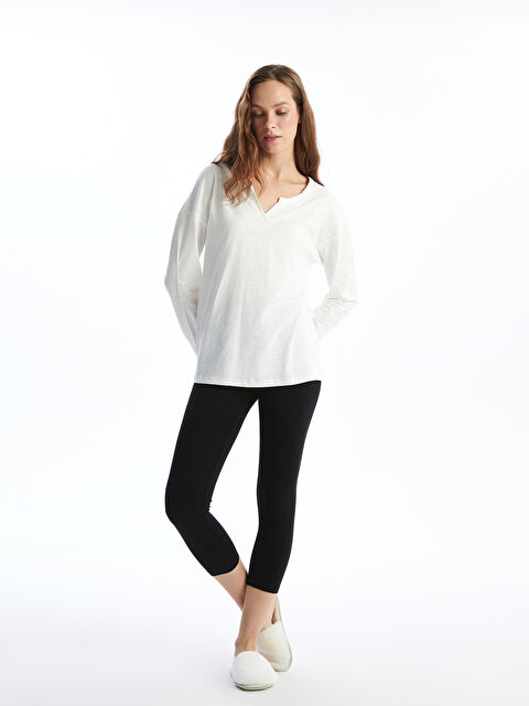 LCW DREAM Kadın Beli Lastikli Düz İçlik Tayt - W30387Z8-CVL