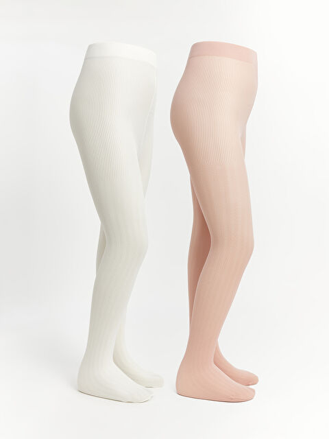 LCW Kids 2-pack Girl’s Thin Tights - S40370Z4-FHR