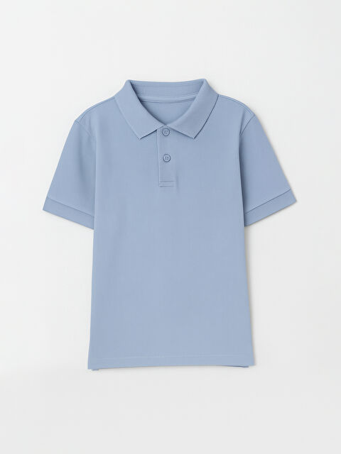 LCW Kids Polo Yaka Erkek Çocuk Tişört - S40739Z4-Y9B