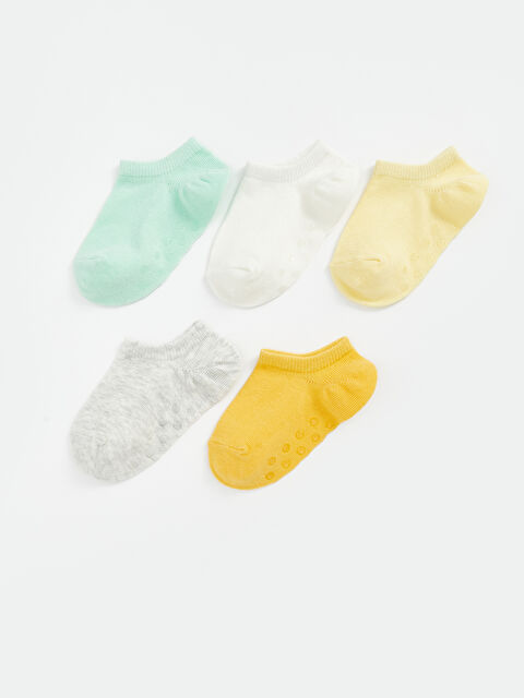 LCW baby Basic Erkek Bebek Patik Çorap 5'li - S43499Z1-U2D