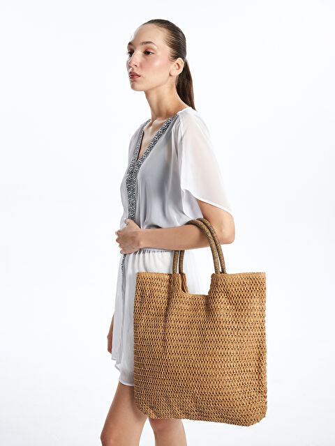 LCW ACCESSORIES Kadın Hasır Omuz Çantası - S48430Z8-QPX