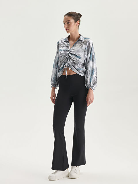 LCWAIKIKI Classic Elastic Waist Spanish Leg Women's Leggings Trousers - S4EP84Z8-CVL