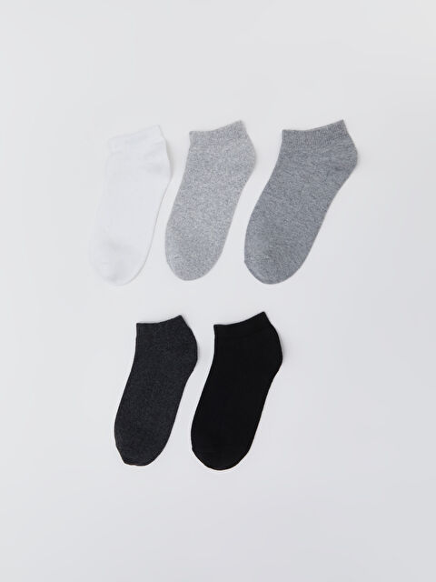 LCW Kids Basic Erkek Çocuk Patik Çorap 5'li - S4LV32Z4-K00