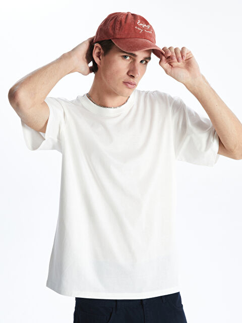 XSIDE تيشيرت رجالي سادة برقبة دائرية