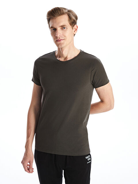 LC WAIKIKI Bisiklet Yaka Kısa Kollu Erkek Atlet - S50002Z8-HCM