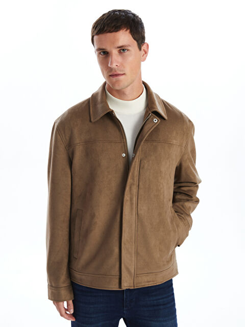 SOUTHBLUE Standart Kalıp Gömlek Yaka Süet Erkek Mont - S50097Z8-DFV