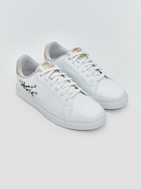 LCW STEPS Çiçek Nakışlı Kadın Spor Ayakkabı - S50114Z8-GHW