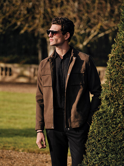 SOUTHBLUE Standart Kalıp Gömlek Yaka Erkek İnce Mont - S50140Z8-KDX