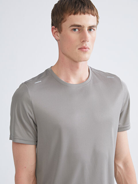 XSIDE ACTIVE Bisiklet Yaka Kısa Kollu Erkek Spor Tişört - S50155Z8-YQT