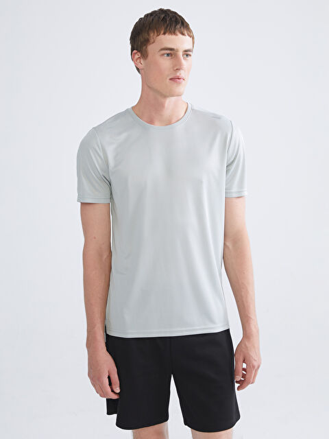 XSIDE ACTIVE Bisiklet Yaka Kısa Kollu Erkek Spor Tişört - S50155Z8-YQW