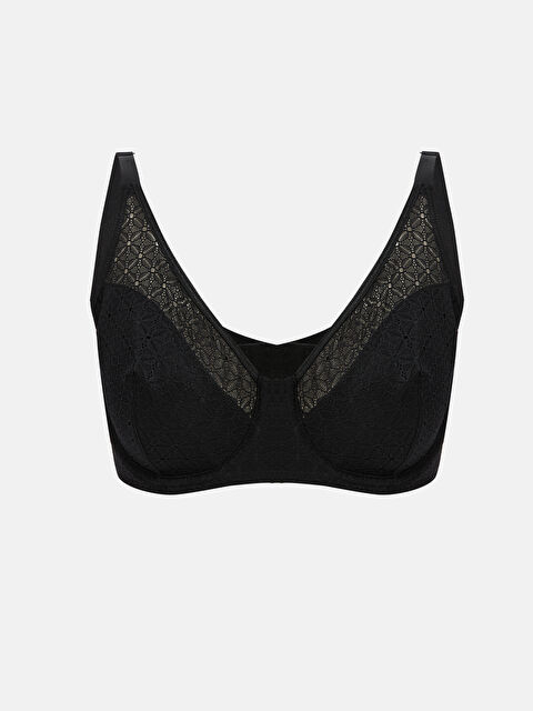 LCW DREAM Balenli Dolgusuz Dantelli Toparlayıcı Sütyen - S50324Z8-CVL