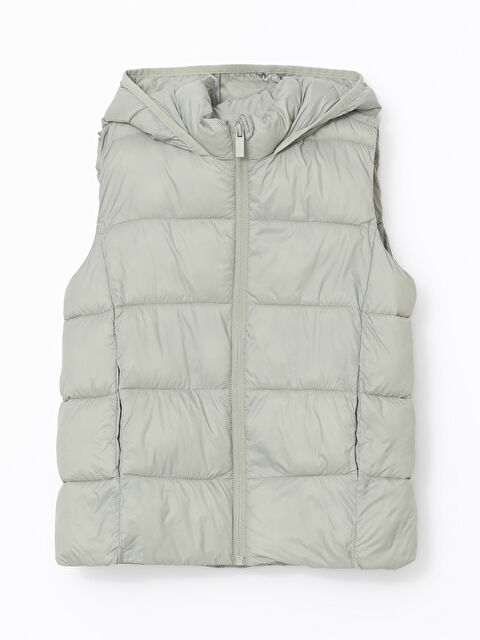 LCW Kids Kapüşonlu Kız Çocuk Şişme Yelek - S50457Z4-YUA