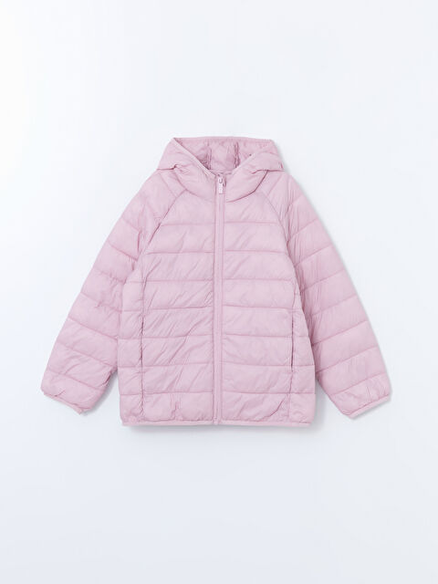 LCW Kids Kapüşonlu Kız Çocuk Şişme Mont - S50461Z4-G5W