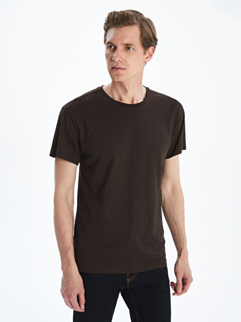 LC WAIKIKI Bisiklet Yaka Kısa Kollu Erkek Pijama Üst - S50464Z8-YKY