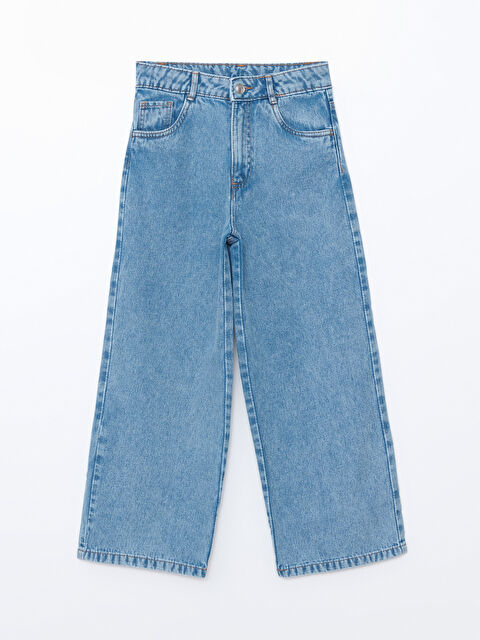 LCW Kids Wideleg Kız Çocuk Jean Pantolon - S50467Z4-SHK
