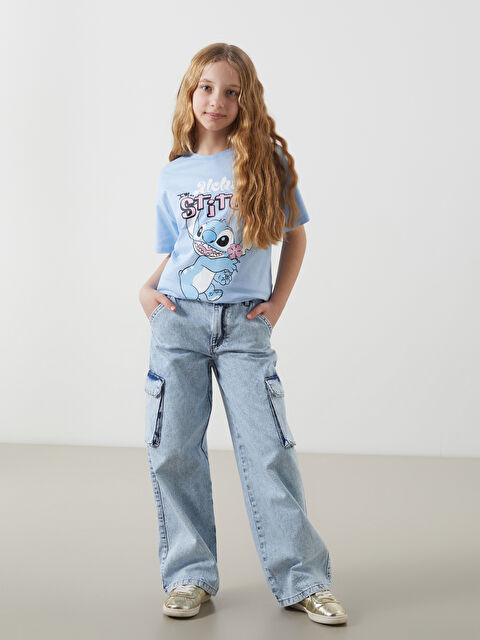 LCW Kids Wideleg Kız Çocuk Jean Pantolon - S50468Z4-V2T