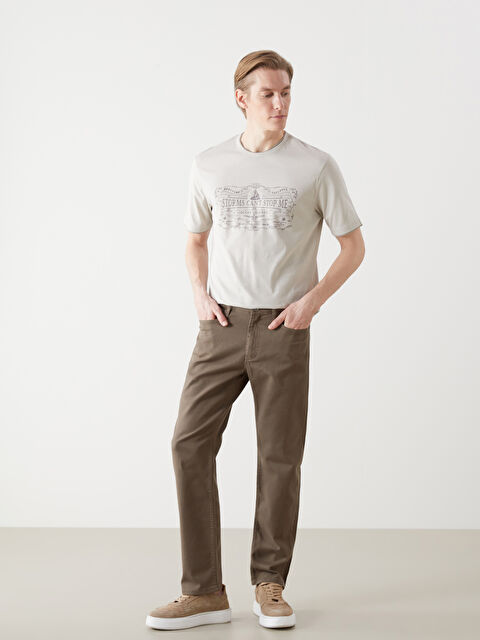 LCWAIKIKI Classic Standart Kalıp Gabardin Erkek Chino Pantolon - S50562Z8-VDS