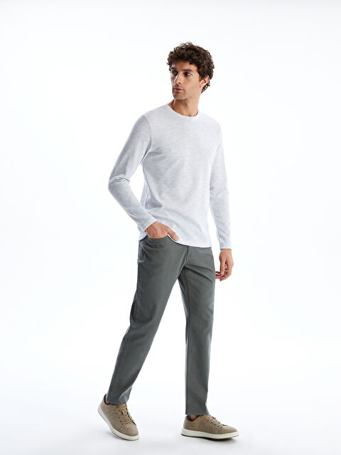 LCWAIKIKI Classic Standart Kalıp Gabardin Erkek Chino Pantolon - S50562Z8-H3N