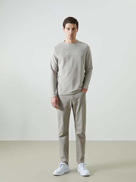 LCWAIKIKI Classic Standart Kalıp Gabardin Erkek Chino Pantolon - S50562Z8-PWN