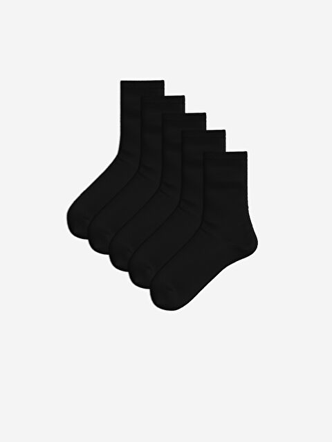 LCW DREAM Kadın Düz Soket Çorap 5'li - S50667Z8-J0F