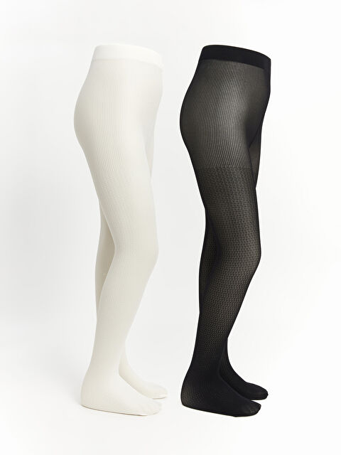 LCW Kids Kız Çocuk İnce Külotlu Çorap 2'li - S50810Z4-J0F