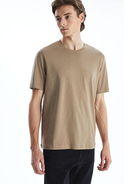 LCWAIKIKI Basic Crew Neck Jersey Men's T-Shirt - S50839Z8-SXL