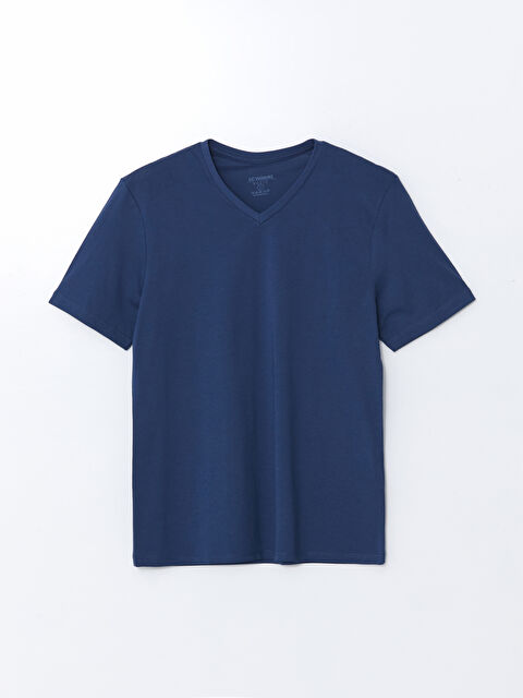 LCWAIKIKI Classic V Yaka Kısa Kollu Penye Erkek Tişört - S50845Z8-HSD