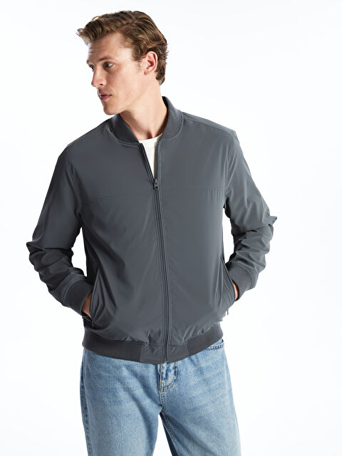 LCWAIKIKI Classic Standart Kalıp Kolej Yaka Erkek Mont - S50876Z8-R3Y