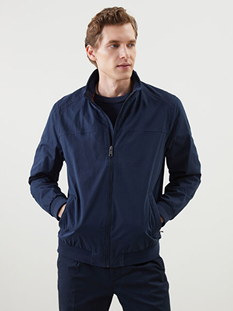 LCWAIKIKI Classic Standart Kalıp Hakim Yaka Erkek Mont - S50918Z8-RFD