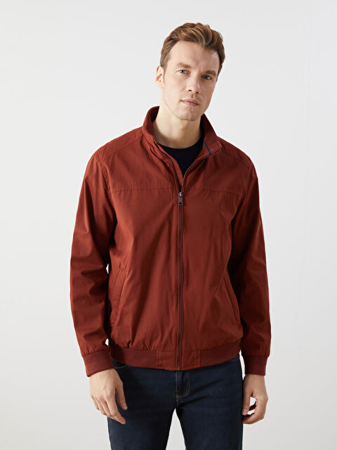 LCWAIKIKI Classic Standart Kalıp Hakim Yaka Erkek Mont - S50918Z8-YPC