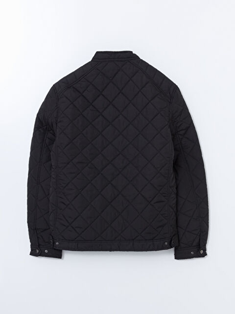 LCWAIKIKI Classic Regular Fit Biker Neck Men's Puffer Coat