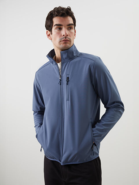 LCWAIKIKI Classic Standart Kalıp Dik Yaka Erkek Mont - S50923Z8-YRY