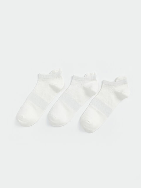 LCW DREAM Kadın Düz Patik Çorap 3'lü - S51021Z8-FFB
