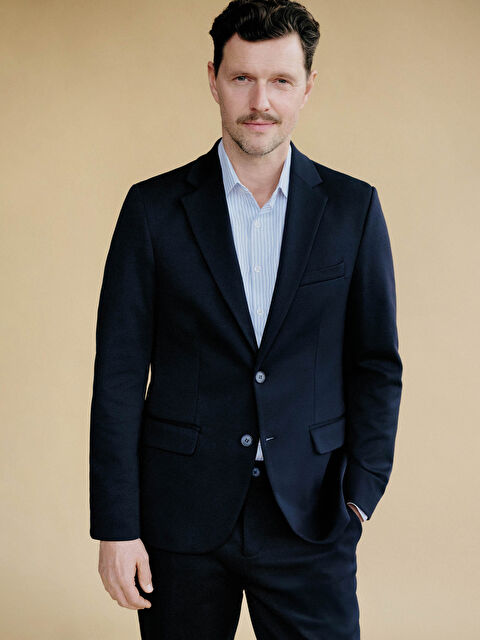 LCW BUSINESS Dar Kalıp Erkek Blazer Ceket - S51061Z8-KN7