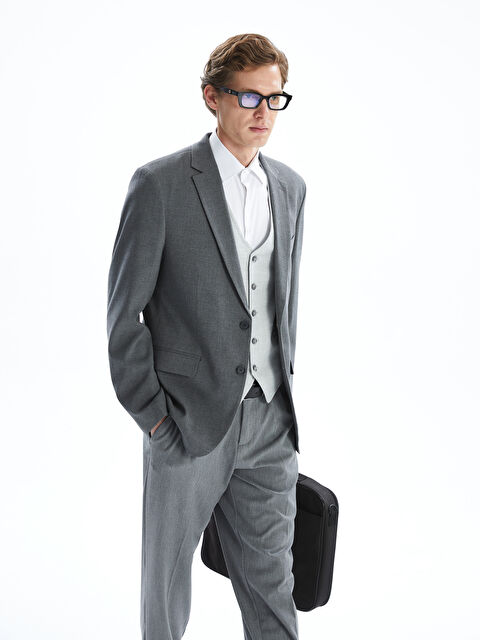 LCW BUSINESS Standart Kalıp Erkek Blazer Ceket - S51063Z8-CWN