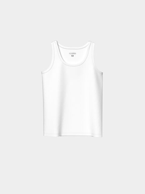 LCW Kids Bisiklet Yaka Basic Erkek Çocuk Atlet - S51065Z1-JYX