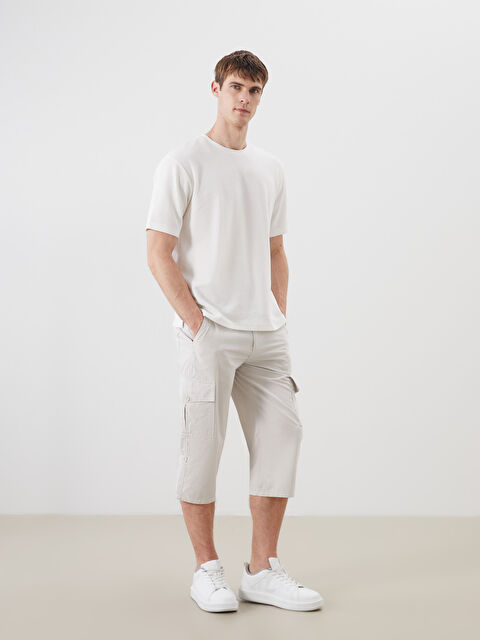 LCWAIKIKI Classic Standart Kalıp Erkek Kargo Şort - S51082Z8-YRZ