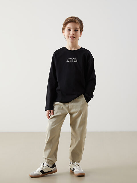 LCW Kids پانتۆڵی جۆگەر بۆ کوڕان بە کەمەر لاستیک - S51149Z4-FN0